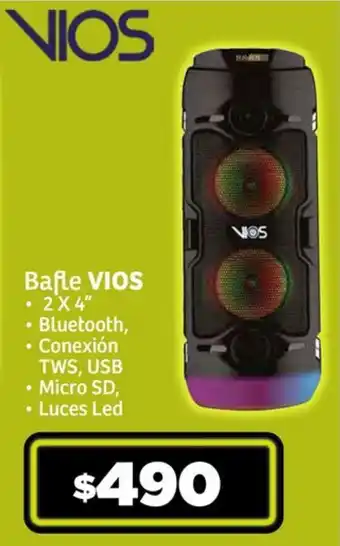 Soriana Híper Bafle VIOS 2 x 4" oferta