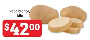 Soriana Híper Papa blanca, kilo oferta