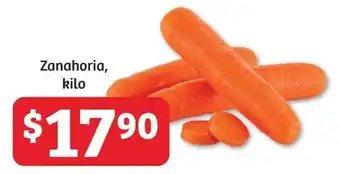 Soriana Híper Zanahoria, kilo oferta