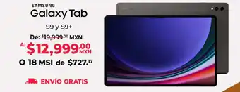 SAMSUNG Galaxy Tab S9 y S9+