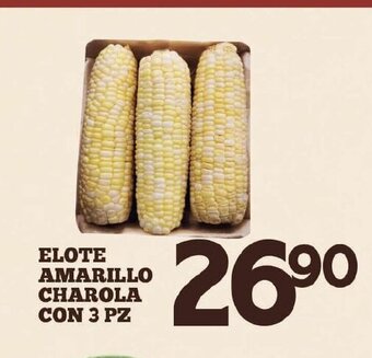 Elote Amarillo Charola Con 3 pz
