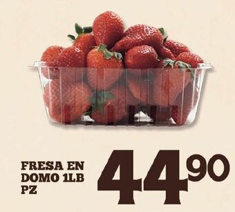Alsuper Fresa en Domo 1lb pz oferta