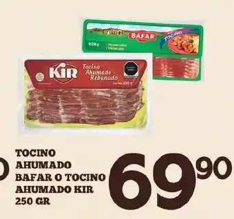 Alsuper Tocino Ahumado Rafar o Tocino Ahumado KIR 250gr oferta