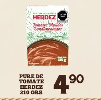 Alsuper Pure de Tomate Herdez 210grs oferta