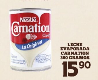 Alsuper leche Evaporada Carnation 360 gramos oferta