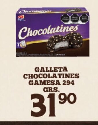 Alsuper Galleta Chocolatines Gamesa 294 grs oferta