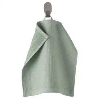 IKEA Salviken Toalla pequeña, Verde claro, 30x30 cm oferta