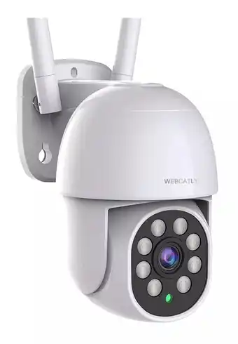Mercado Libre Cámara de seguridad Webcatly PT1M2L1 con resolución de 2MP visión nocturna incluida blanca oferta