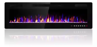 Mercado Libre Chimenea Eléctrica Empotrable De 152.40cm, Vista Cristalina oferta
