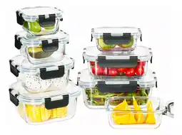 Mercado Libre Easyware Premium Juego De 8 Contenedores De Vidrio P. Comida oferta
