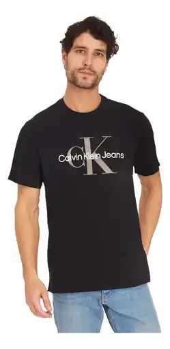Mercado Libre Playera Calvin Klein Con Logo Estampado Para Hombre oferta