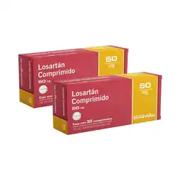 Farmacias Benavides 50 mg Losartán Dúo Pack oferta