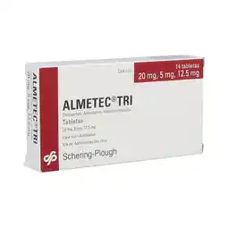 Farmacias Benavides 20 mg / 5 mg / 12.5 mg Amlodipino + Hidroclorotiazida + Olmesartan oferta