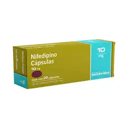 Farmacias Benavides Nifedipino 10 mg oferta