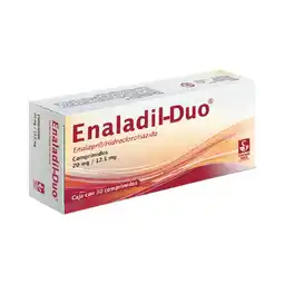 Farmacias Benavides 20 mg / 12.5 mg Enalapril + Hidroclorotiazida oferta