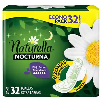 Calimax Toalla Fem Noche C/Alas Naturella 32.0 - Pza oferta