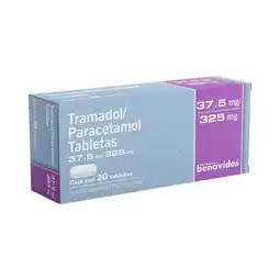 Farmacias Benavides 37.5 mg / 325 mg Paracetamol, Tramadol oferta