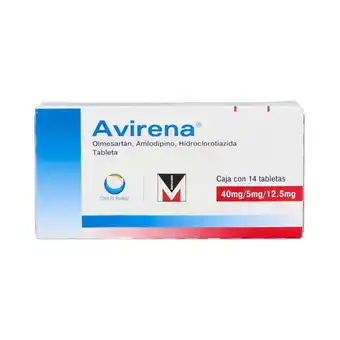 Farmacias Benavides 40 mg / 5 mg / 12.5 mg Amlodipino + Hidroclorotiazida + Olmesartan oferta