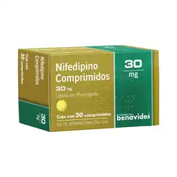 Farmacias Benavides 30 mg Nifedipino oferta