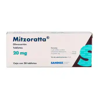 Farmacias Benavides 20 mg Olmesartan oferta