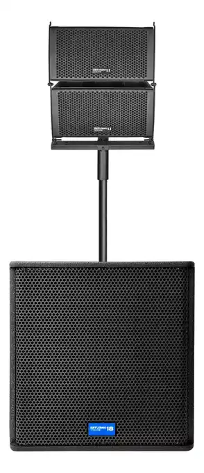 Mercado Libre Sistema Profesional De Audio Lineal 1300w Saturno18 Steelpro Color Negro oferta