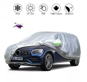 Mercado Libre Cubierta Funda De Coche Impermeable Protector Jeep Suv 4.75m oferta