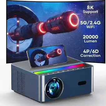 Mercado Libre Proyector 8k Android Wifi Voja A45 Full Hd Con Netflix Bt5.0 oferta