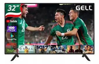 Smart TV portátil Gell Android TV 32TV Android HD 32 110V/220V