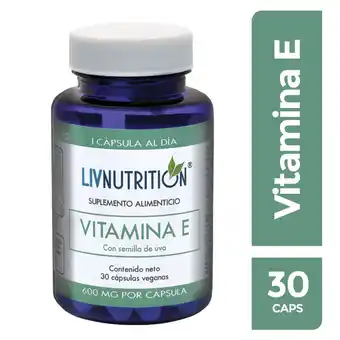 Farmacia San Pablo Livnutrition Suplemento Alimenticio De Vitamina E Con Semilla De Uva oferta