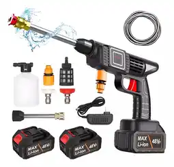 Mercado Libre Hidrolavadora Portatil Inalambrica De Auto Drive /2 Pilas48v oferta