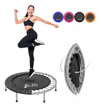 Mercado Libre Trampolín Brincolín Para Aeróbicos Fitness Ejercicio Jumping Color Negro oferta