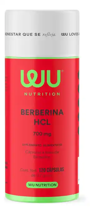 Mercado Libre Wu Nutrition Berberina Hcl | 700mg | 120 Cápsulas Sabor Sin sabor oferta