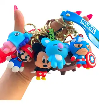 25 Llaveros Mayoreo Personajes Caricatura Disney Avengers