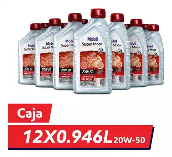 Mercado Libre Mobil Super Moto 4t 20w-50 Caja 12x0.946l Mobil 120337 oferta