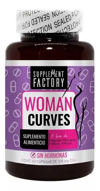 Mercado Libre Woman Curves, Busto Y Gluteos, 60 Cápsulas, Calidad Premium oferta