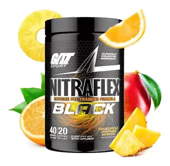 Mercado Libre Pre Entreno Gat Nitraflex Black 452 Gr Todos Los Sabores oferta