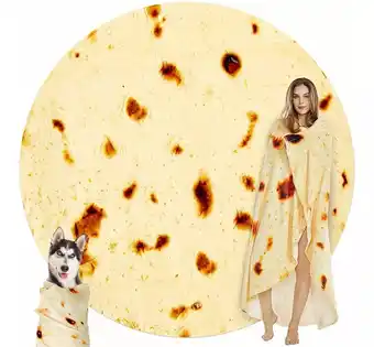 Cobija De Burrito Tortilla Alta Calidad 1.50m
