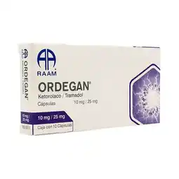 Farmacias Benavides Ketorolaco, Tramadol 10 mg / 25 mg oferta