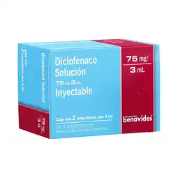 Farmacias Benavides 75 mg / 3 ml Diclofenaco oferta