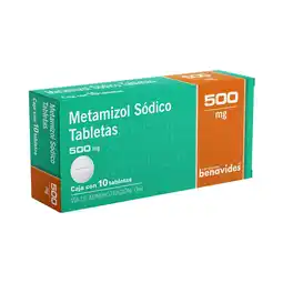 Farmacias Benavides 500 mg Metamizol Sodico oferta