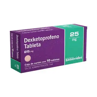 Farmacias Benavides Dexketoprofeno 25 mg oferta