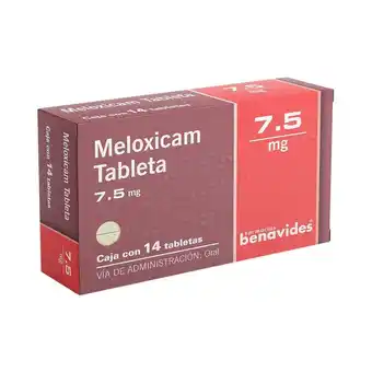 Farmacias Benavides 7.5 mg Meloxicam oferta