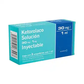 Farmacias Benavides 30 mg /1 ml Ketorolaco oferta