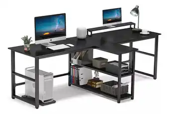 Mercado Libre Escritorio CINGAPERO Pc Computadora Para Gamer Y Oficina Con Luces Led negro oferta