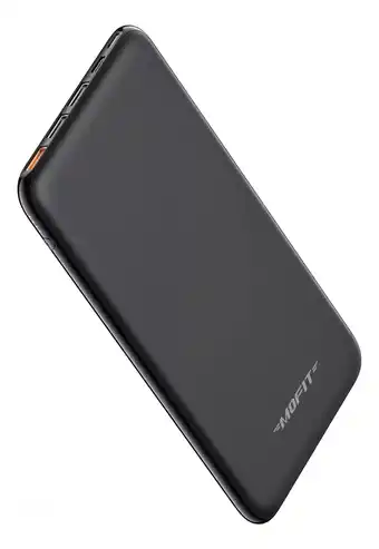 Mercado Libre Cargador Power Bank M2058 usb & tipo c portátil con cable carga super rápida negro oferta