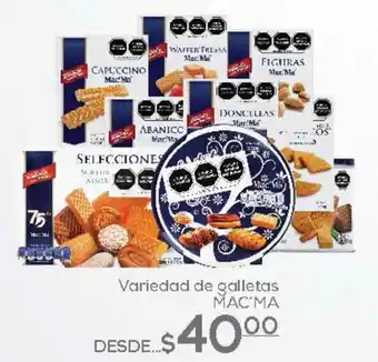 Fresko Variedad de galletas MAC'MA oferta