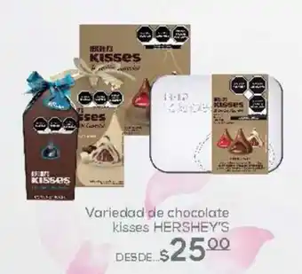 Variedad de chocolate kisses HERSHEY'S