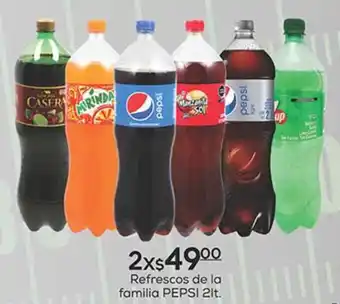 Fresko Refrescos de la familia PEPSI 2lt. X 2 oferta