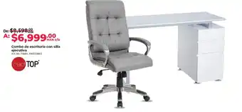 Office Depot red TOP Combo de escritorio con silla ejecutiva oferta