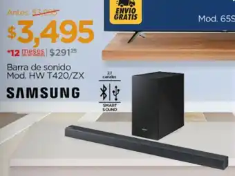 SAMSUNG Barra de sonido Mod. HW T420/ZX